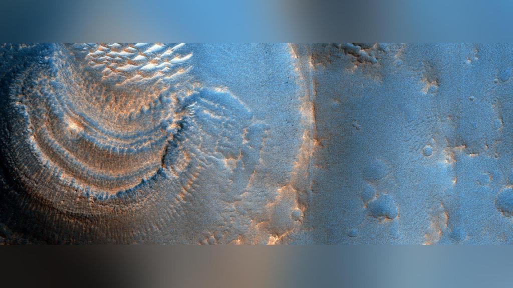 Imagen completa de los depósitos de los cráteres.