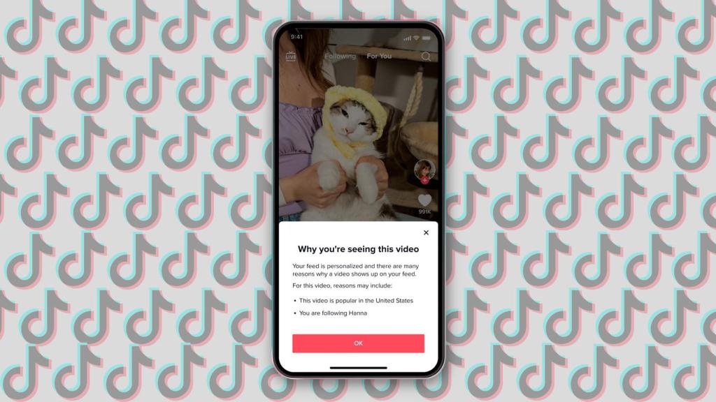 Captura de pantalla de TikTok