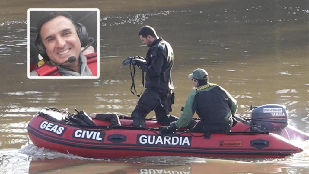 Guillermo y las labores de búsqueda en el río Duero