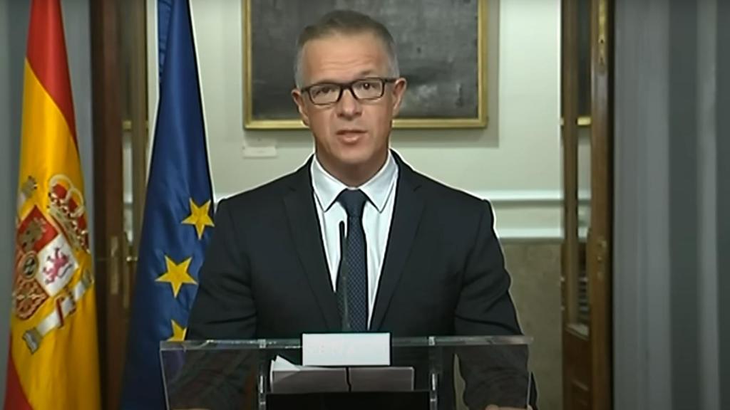 Ander Gil, presidente del Senado, este lunes.