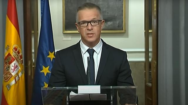 Ander Gil, presidente del Senado, este lunes.