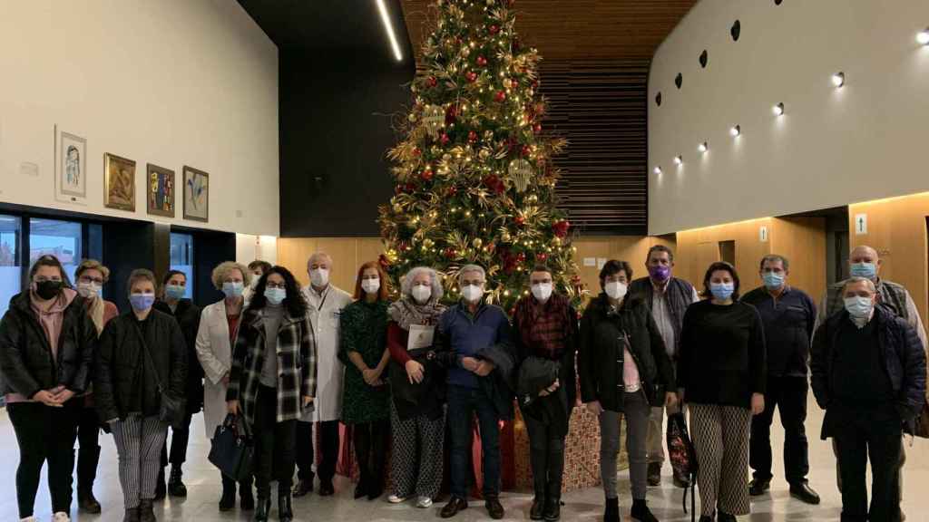 Reunión del Consello de Pacientes del área sanitaria de Vigo y la gerencia.