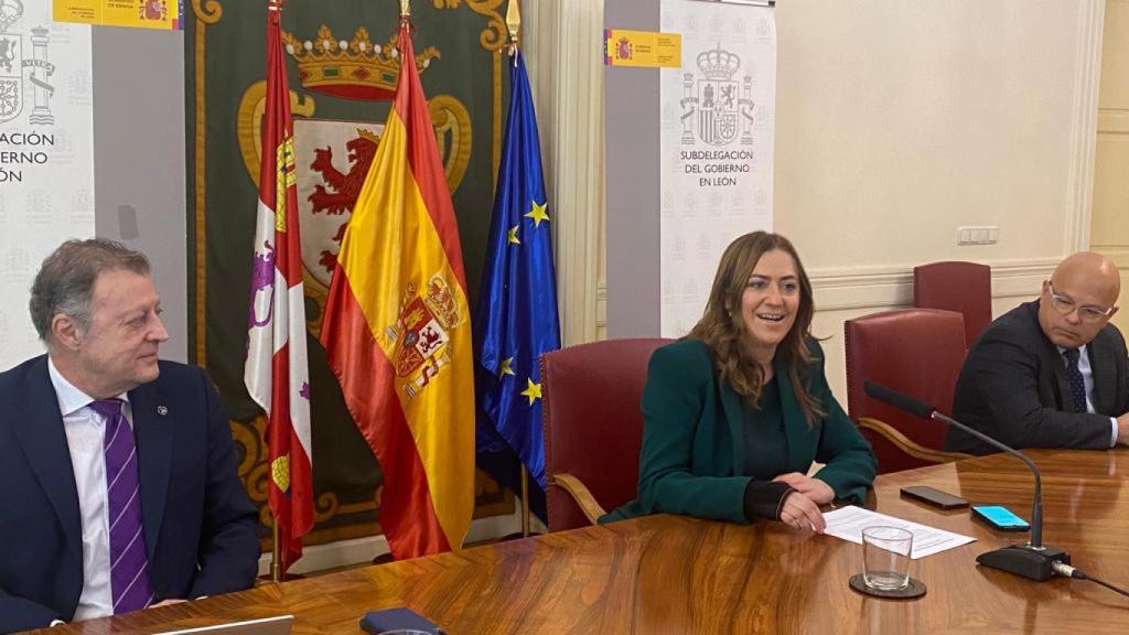 Un momento de la rueda de prensa