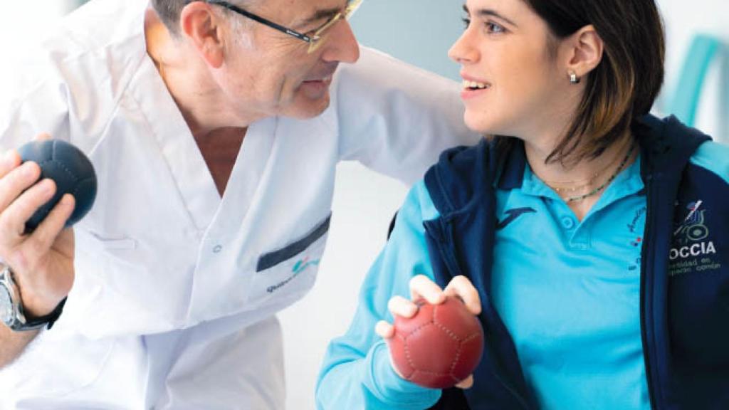 Quirónsalud y Amics de la Boccia, una colaboración frutífera.