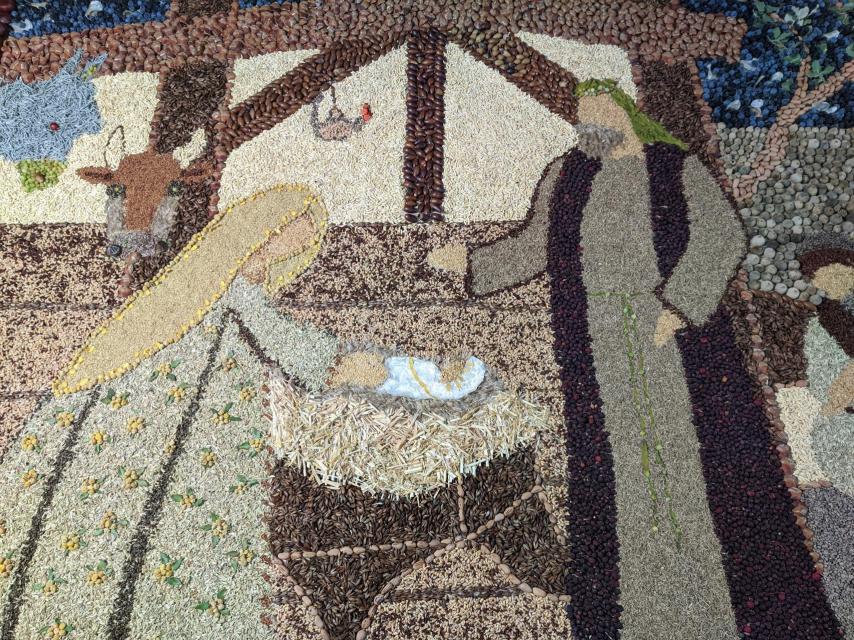 El tapiz navideño de Marugán.