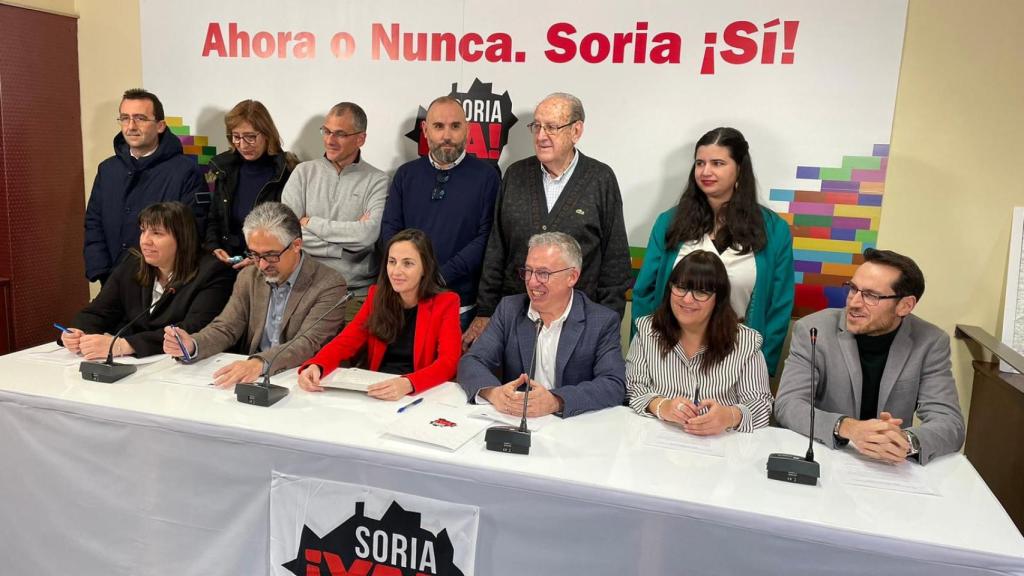 Rueda de prensa de Soria Ya
