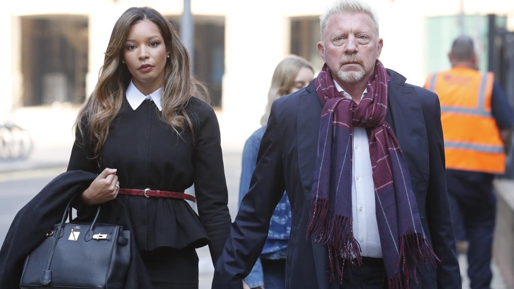 Boris Becker con Lilian de Carvalho Monteiro.