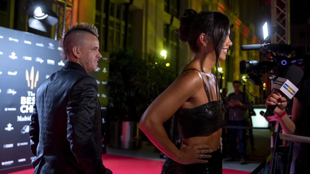 Dabiz Muñoz y Cristina Pedroche en  The Best Chef Awards 2022.