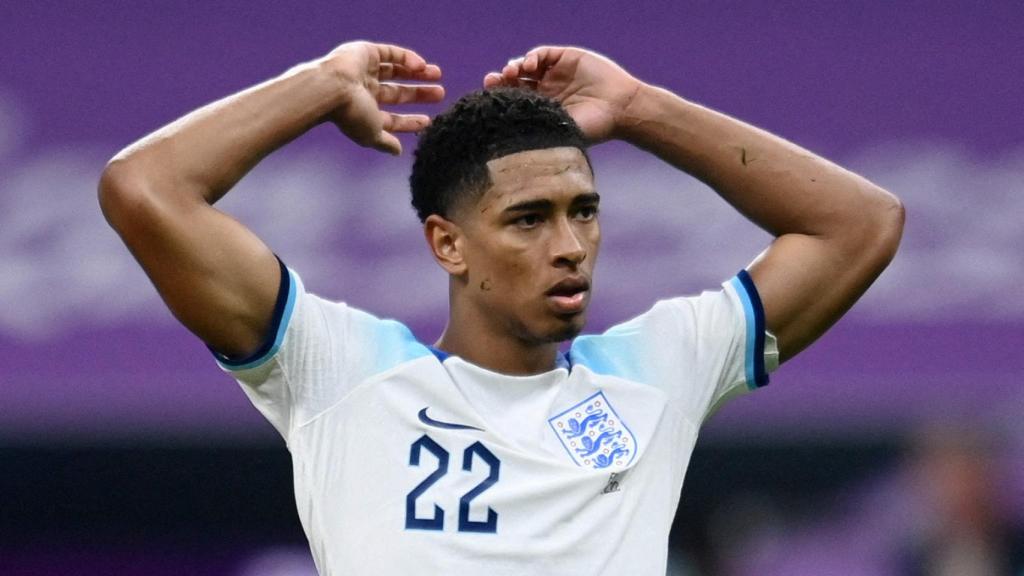 Jude Bellingham, con la selección de Inglaterra