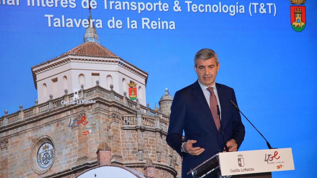 Álvaro Gutiérrez, presidente de la Diputación de Toledo, este miércoles en Talavera