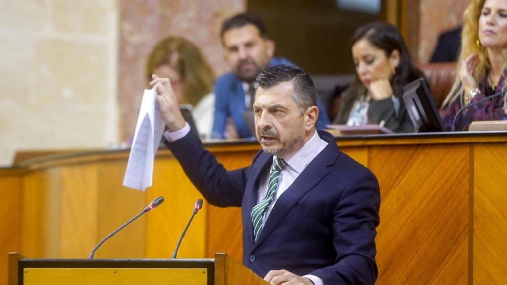 El portavoz del PP en el Parlamento andaluz, Toni Martín.