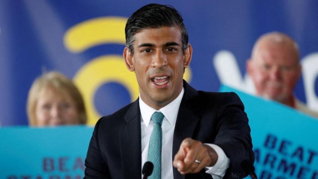 Rishi Sunak, primer ministro de Reino Unido.