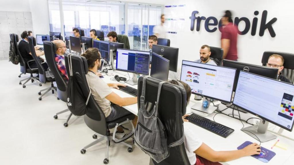 Trabajadores de Freepik Company.