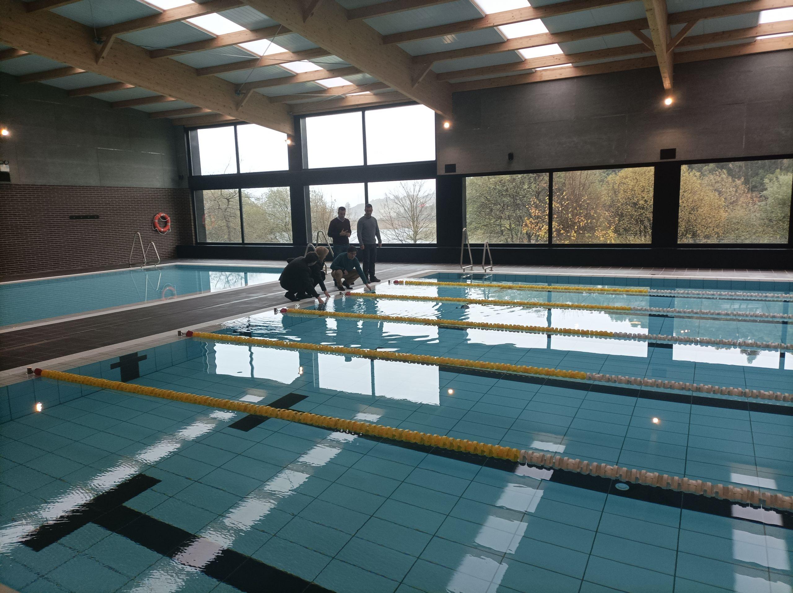 Nuevo complejo de piscinas de Pastoriza-Meiceinde, en Arteixo (Concello de Arteixo).