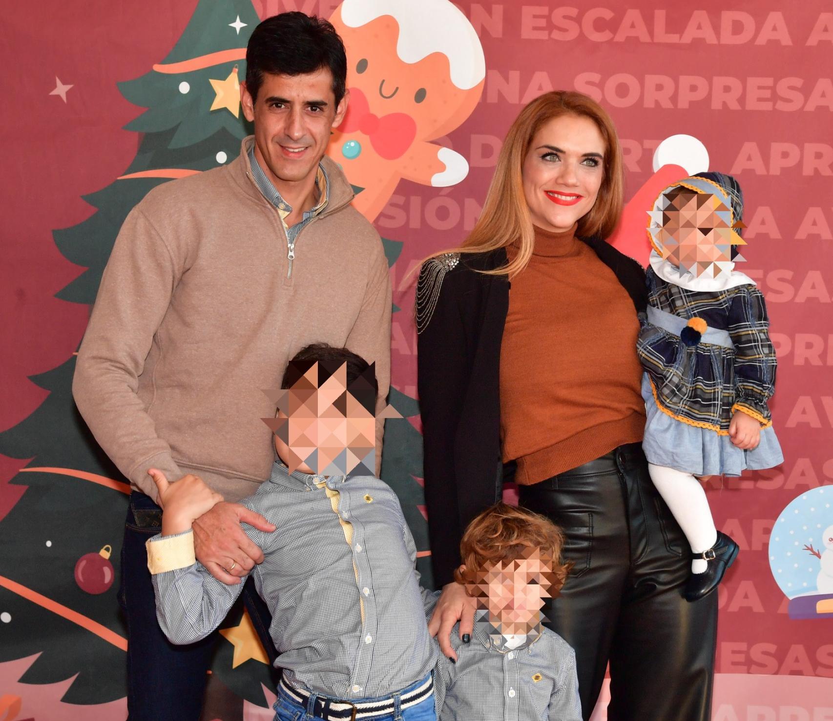 Victor Janeiro y su familia, en una imagen de archivo.