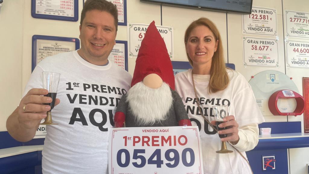 El Gordo en la calle Duque de Rivas.