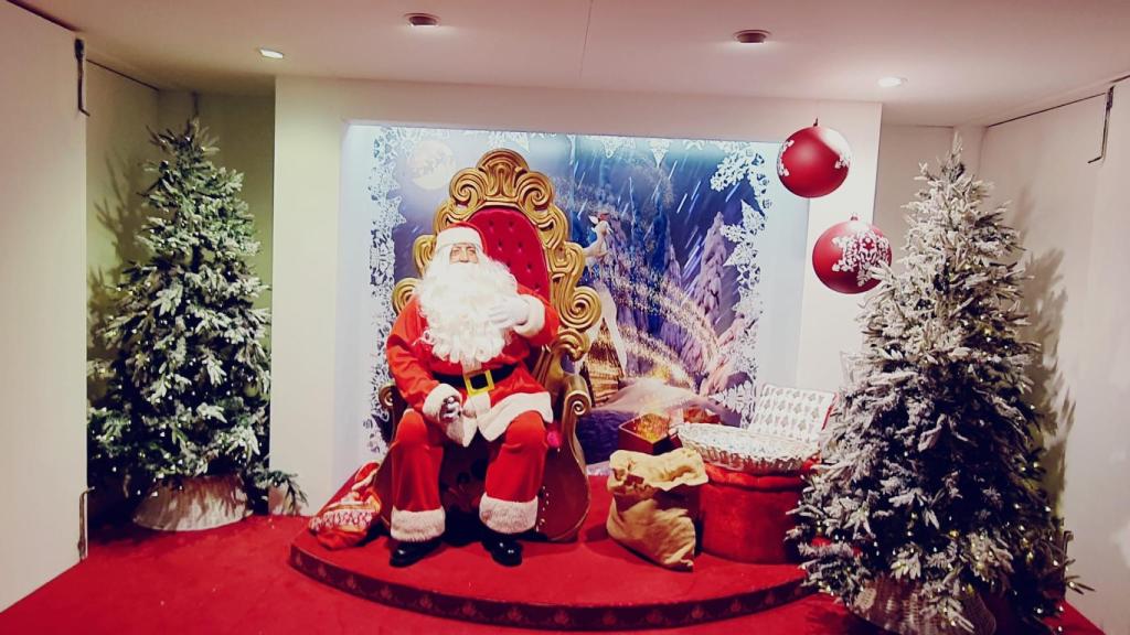 Papá Noel llega a El Corte Inglés de Salamanca