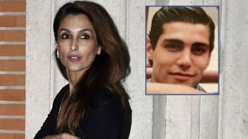 Paloma Cuevas en montaje de EL ESPAÑOL junto a la imagen de su hermano.