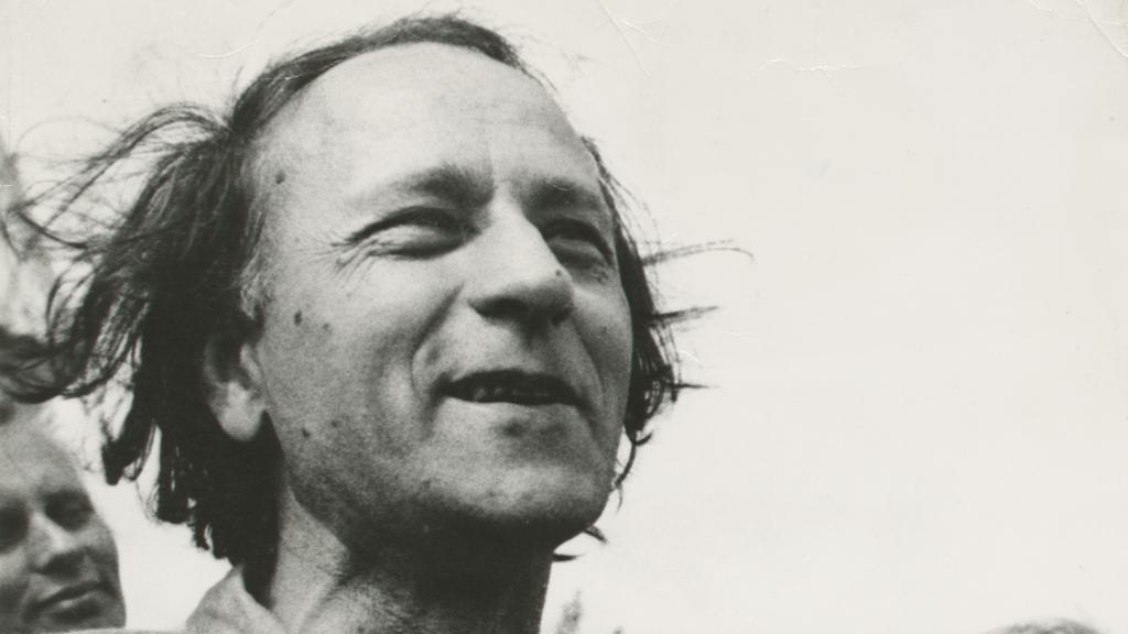 Mekas en Birzai, Lituania, en 1971