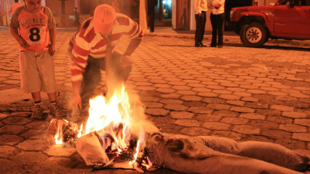 Fiesta de año nuevo, en Vilcabamba, Ecuador
