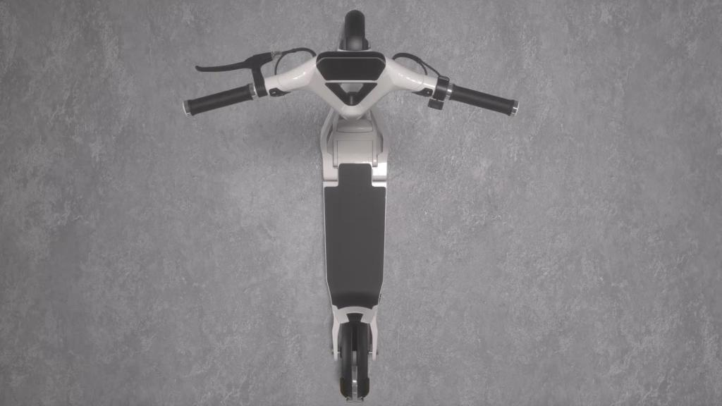 El patinete eléctrico Series 1 visto desde arriba