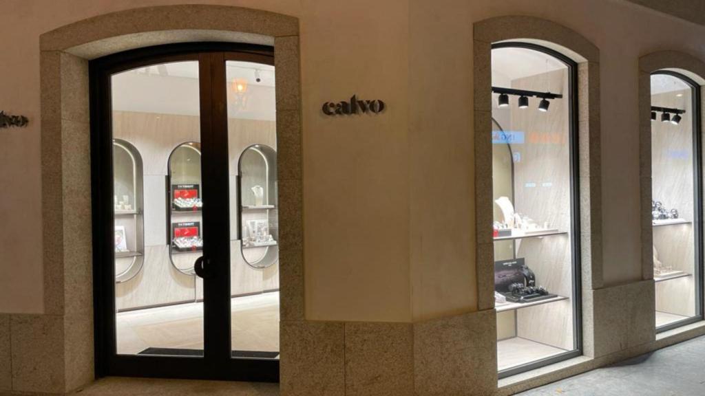 Joyería Calvo en la Rúa Nova de A Coruña.