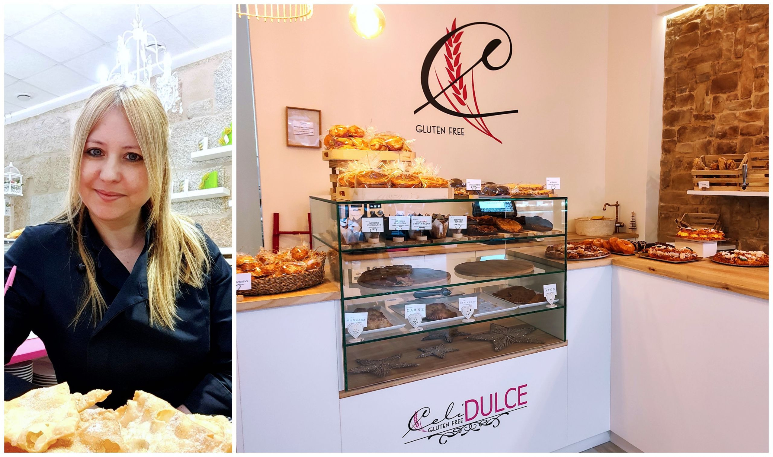 Rocío Montes, fundadora de Celidulce y el local de Vigo. Foto: Treintayseis