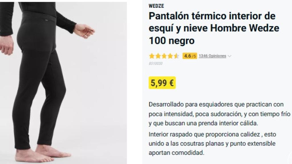 Pantalón térmico.