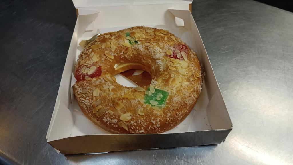 Vista del roscón de Reyes de Alcampo.