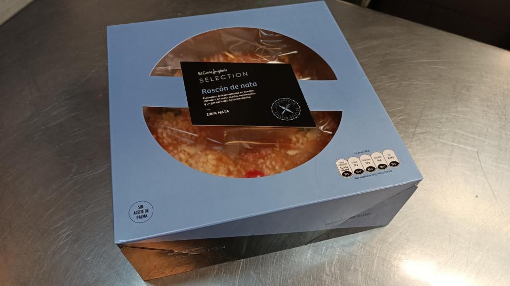 El roscón de Reyes de El Corte Inglés.