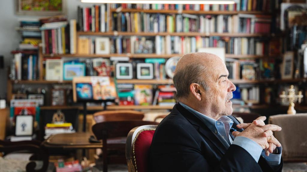 Antonio Resines, durante un momento de la entrevista.