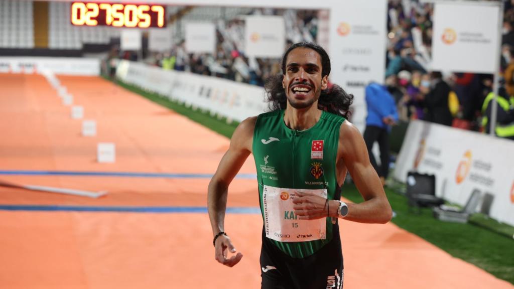 Mo Katir, en la San Silvestre Vallecana 2021.