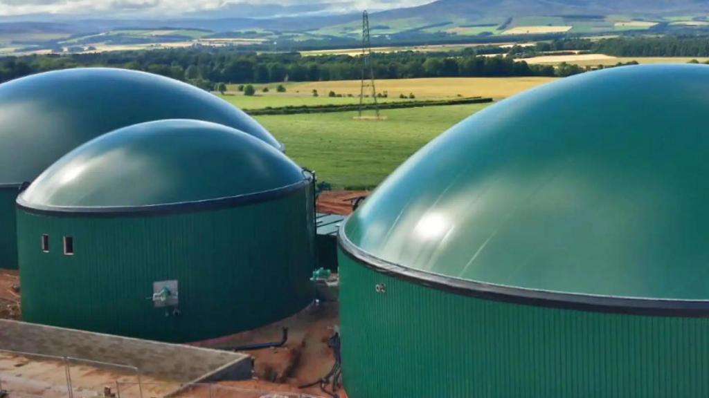 Imagen de archivo de una planta de biogás.