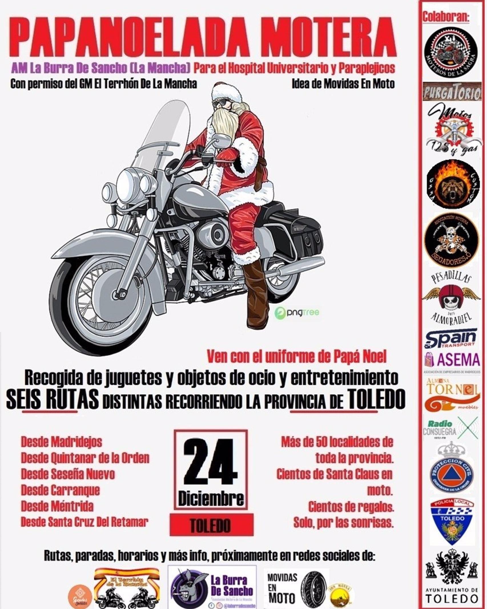 La ruta motera más especial del año recorre Toledo este sábado: no te la pierdas