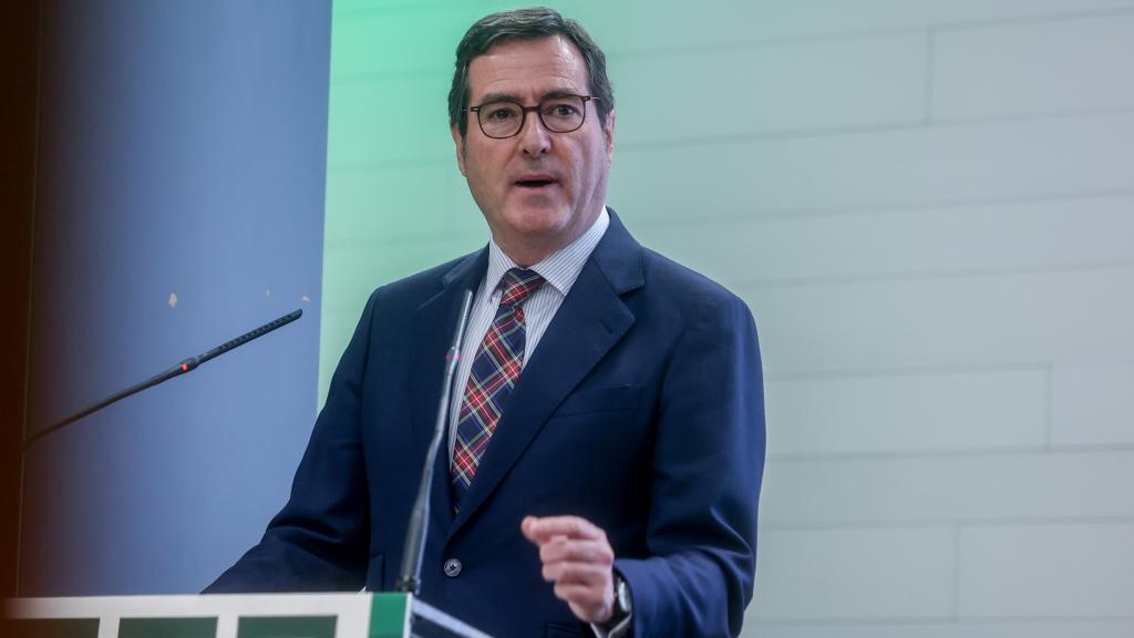 El presidente de la CEOE, Antonio Garamendi