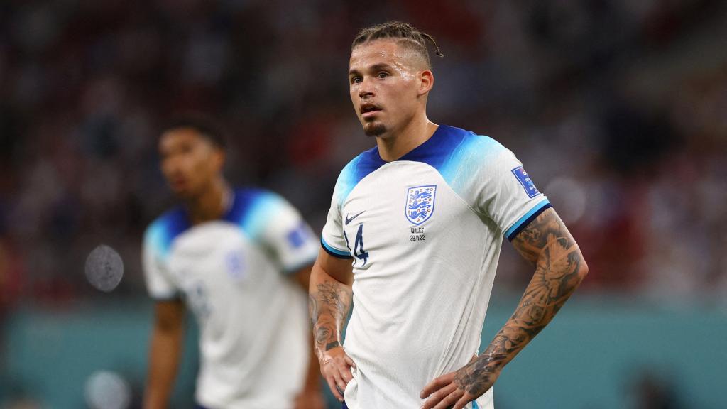 Phillips, con Inglaterra en el Mundial.