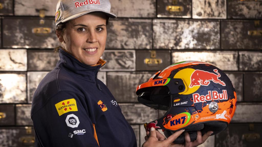 Laia Sanz durante una sesión de fotos