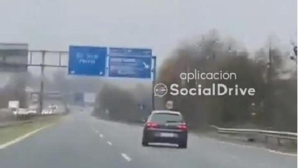 La temeraria conducción de un hombre pone en peligro la circulación por la AP-9 en Ferrol y Narón