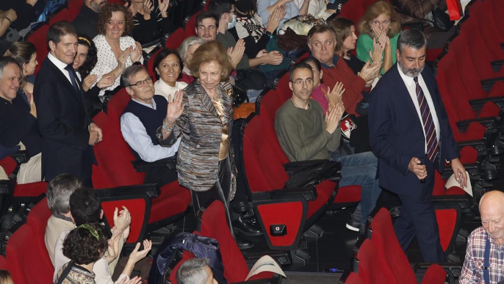 La Emérita fue ovacionada a su entrada al concierto.