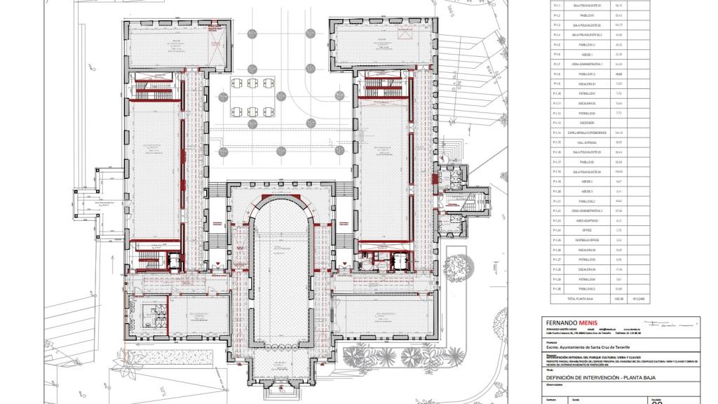 Imagen de los espacios principales del proyecto arquitectónico
