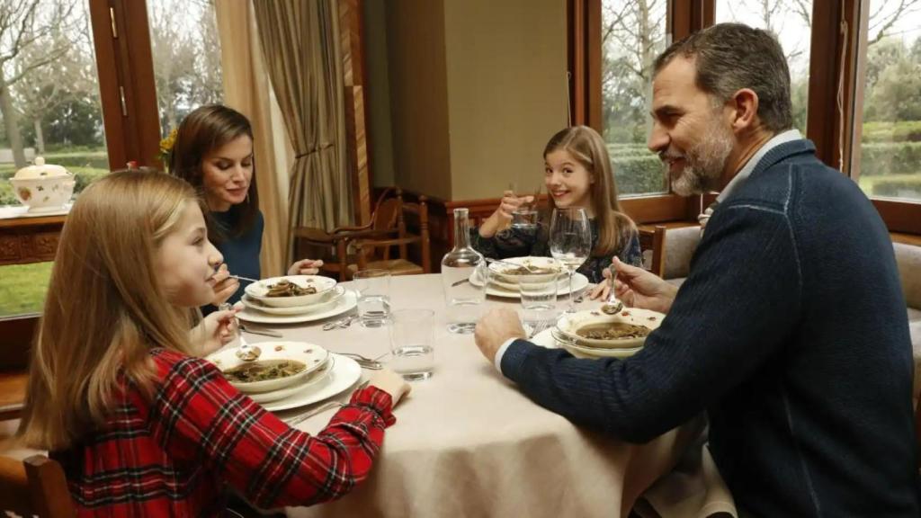 La Familia Real comienzo en Zarzuela.