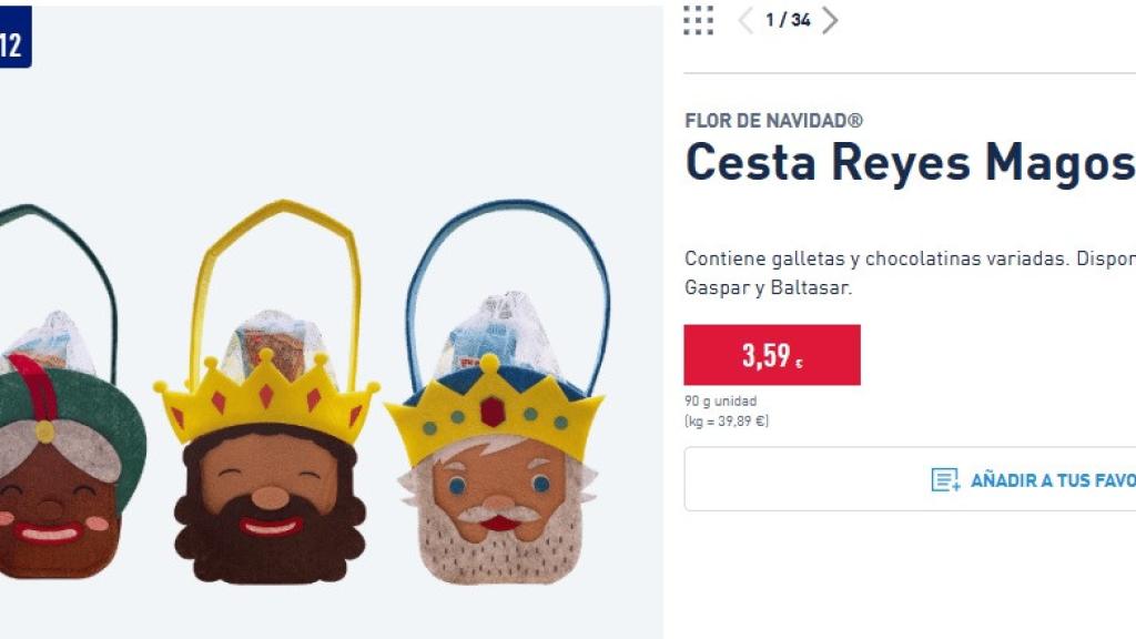 Cesta Reyes Magos.