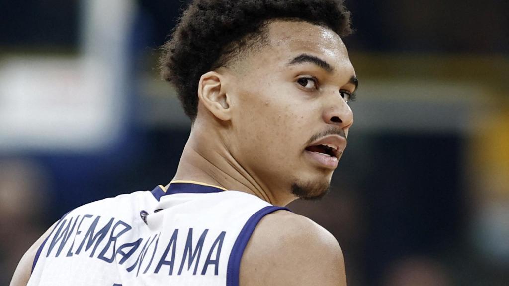 Victor Wembanyama, en un partido de baloncesto en 2022