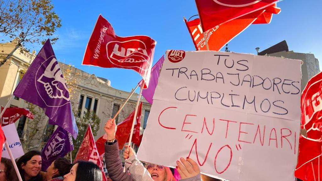 Protesta. Foto: UGT CLM.