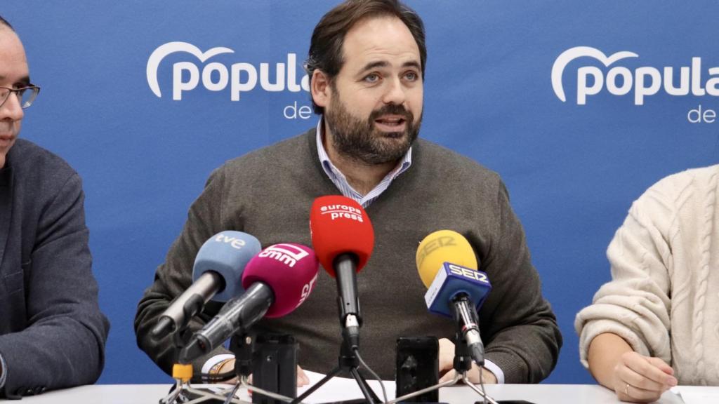 Paco Núñez, presidente del PP de Castilla-La Mancha, este martes en Cuenca
