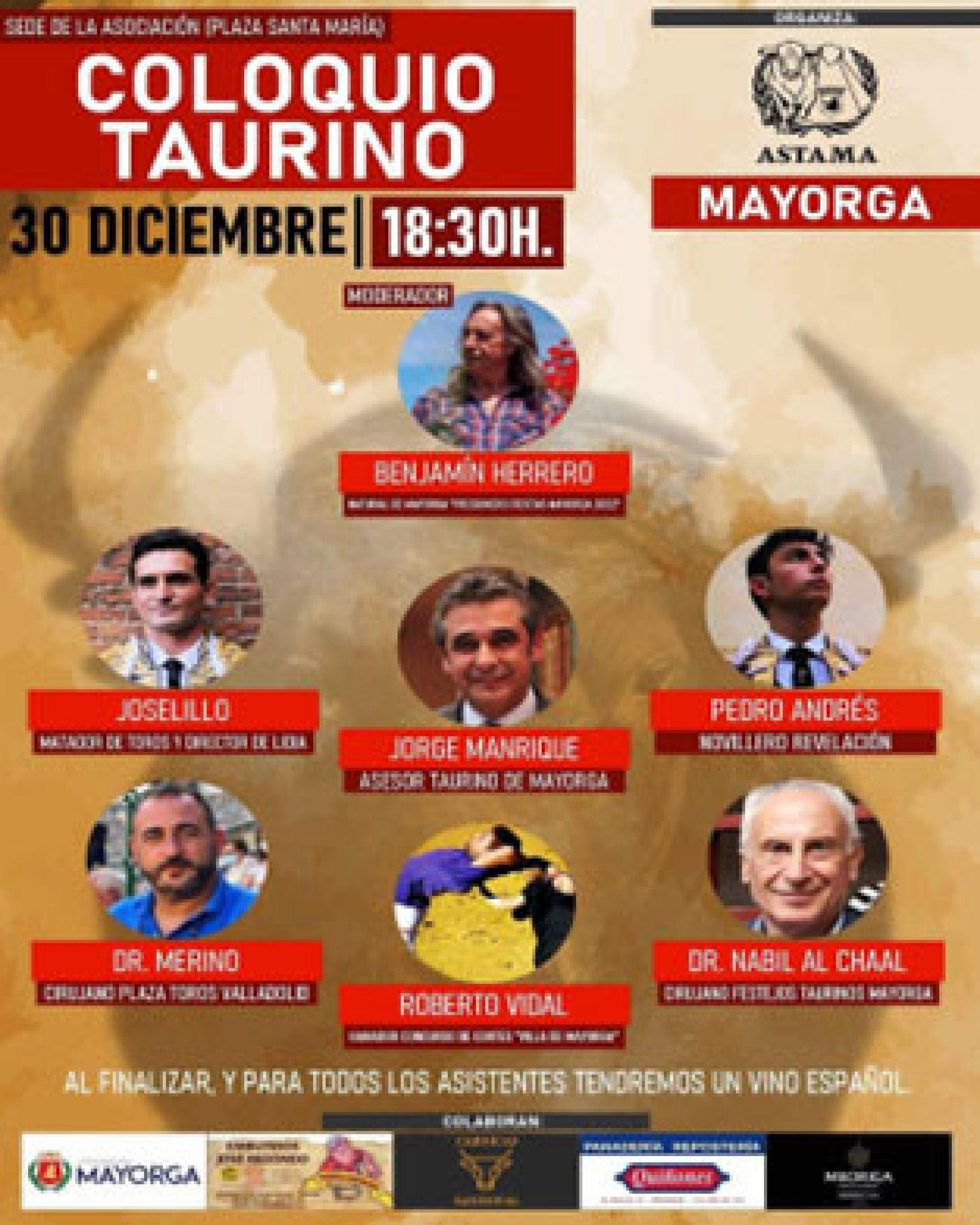 Cartel del acto a celebrar en Mayorga
