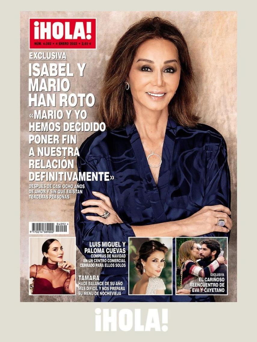 Portada de la revista ¡HOLA! anunciando la separación.