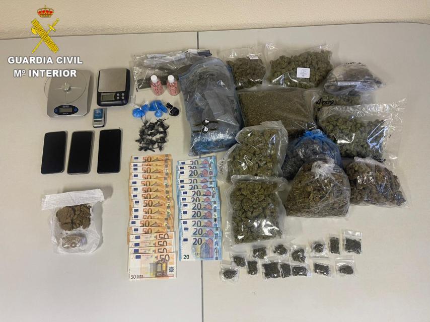 Droga incautada por la Guardia Civil de Salamanca