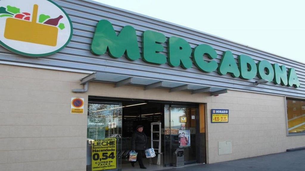 Fachada de un Mercadona.