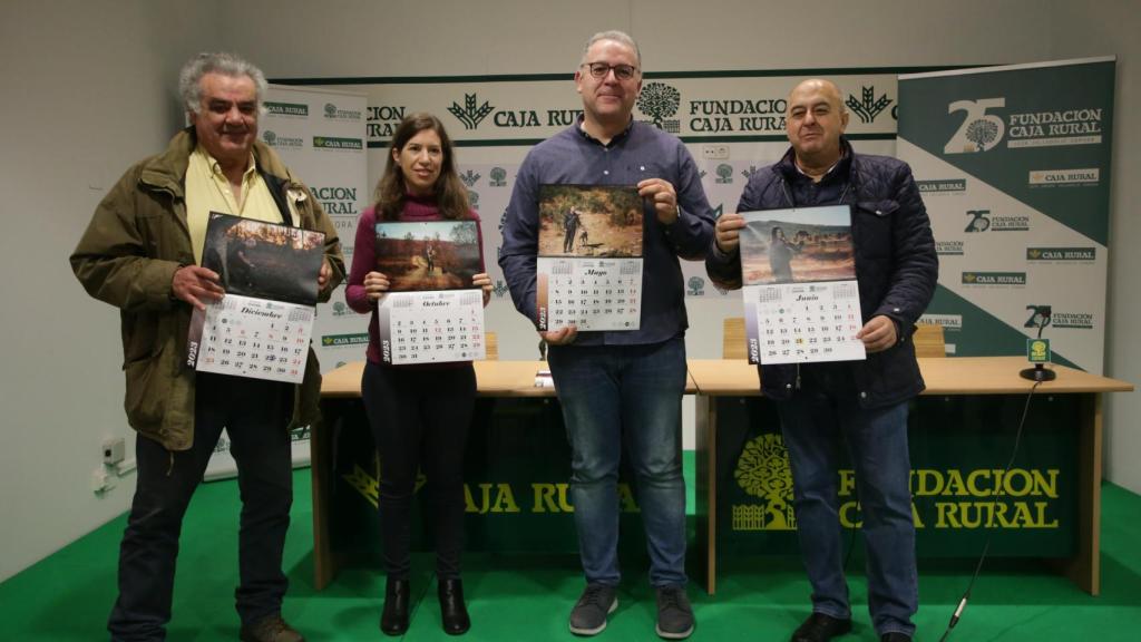El vicepresidente segundo de la Diputación de Zamora, Jesús María Prada, y el secretario de la Fundación Caja Rural de Zamora